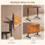 Bureau de jeu électrique 47 po pliable, bureau d'ordinateur long avec multiprise -1906026356-1902520817