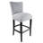 Upholstered Counter Stool with Solid Wood Frame-22857583