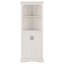 Meuble de rangement d'angle haut autoportant avec portes, organisateur en bois pour salon, salle de bain, salle à manger, cuisine, beige