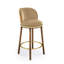 Alma Upholstered Stool with Solid Wood Frame-55964068-55964070-55964082