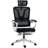High Back Home Office Chair, Fabric Computer Desk Chair With Adjustable Headrest, Lumbar Support, Armrest, Foot Rest, Reclining Back