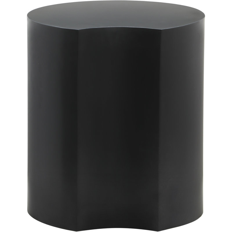 Table de bout Hylie, Noir / noir mat, H 20 po x l 18 po x P 18 po