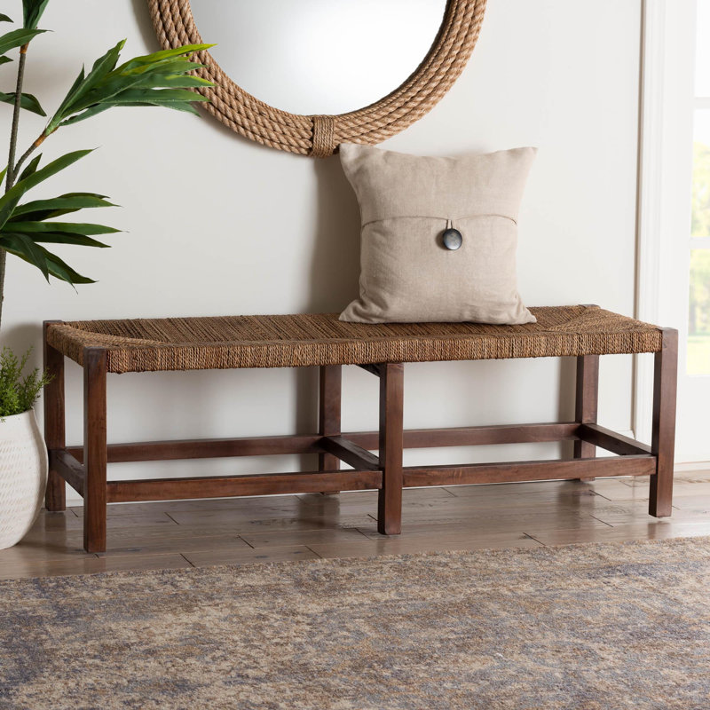 Banc en bois massif Dannilynn