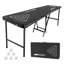VEVOR Black 240cm L Beer Pong Table