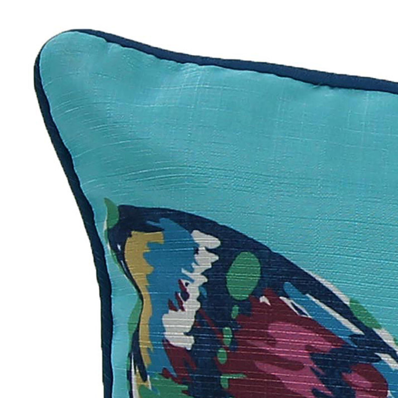 Indoor Throw Pillow, Butterfly, 17" x 17"