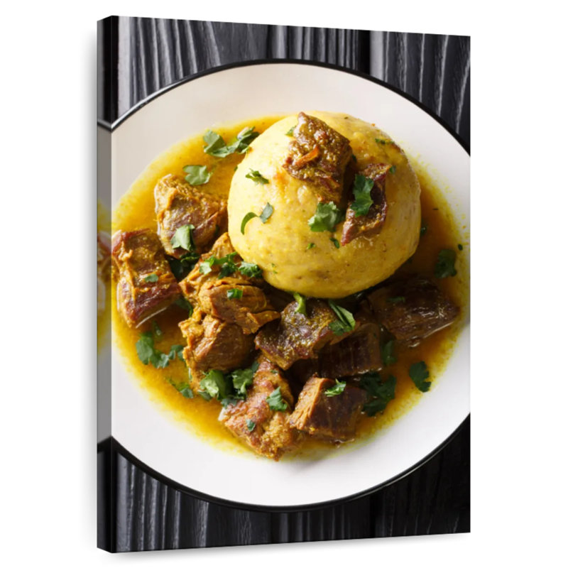 Yarlin Puerto Rican Mofongo, 51" H x 34" W