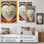 «Shining Contemporary Gold Heart V», reproduction sur toile-87374645-87374639