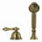 Kingston Brass Vintage Deck Mount Hand Shower with Diverter for Roman Tub Faucet-60503575