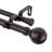 Globe 1" Double Curtain Rod-29620084-29620088