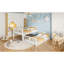 Lit simple superposé simple avec échelle, blanc (ancien SKU: N708P242163K)-888601977