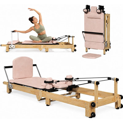92" Foldable Pilates Reformer Machine