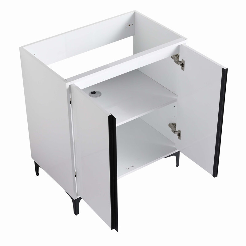 Ensemble de meuble-lavabo simple 18,30 po avec plateau en bois manufacturé Allien