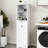 Tilt-out Laundry Sorter Cabinet In White - One Compartment, Drawer, Built With E1 And Painted For A Stylish Storage Solution Made Surface Longevity