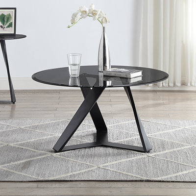 Arjola Glass Top Single Coffee Table