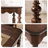 Modern Nut-Brown Rectangular Solid Wood Dining Table-125676908