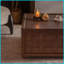 Table basse de ferme avec rangement, grain de bois facile à nettoyer, peu encombrant pour la décoration Essentiels