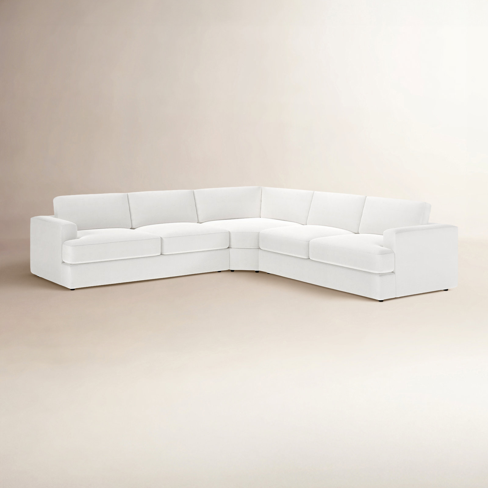 Cayden L-Sectional, Drusky Moonglow Sustain® Basketweave