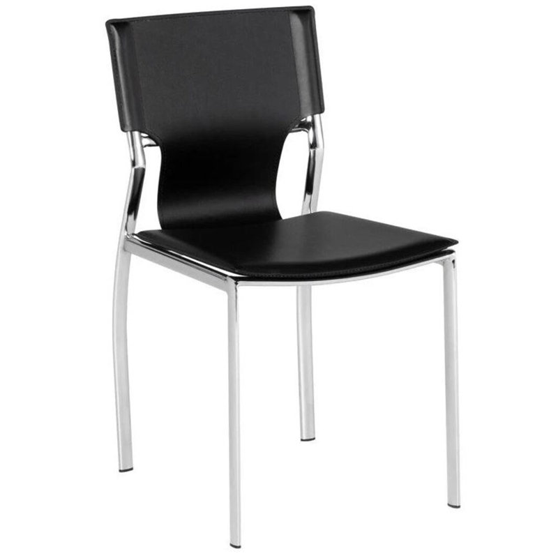 Niceve Chair, Black/White