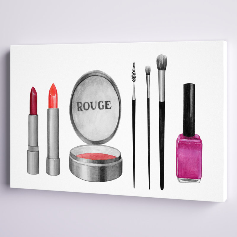 Échantillons de maquillage I, H 12 po x l 18 po x P 1,25 po
