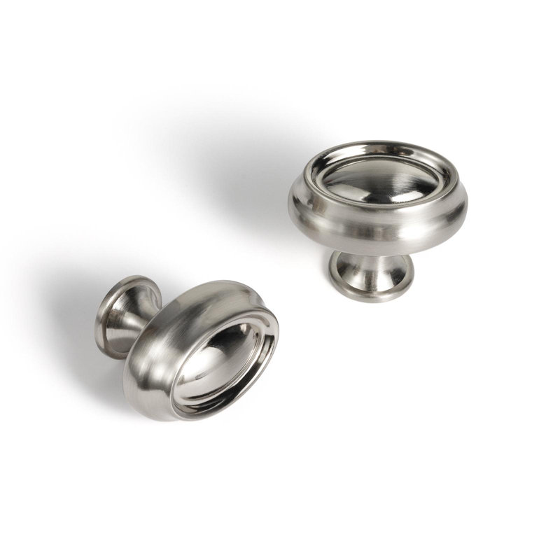 Poignée 45/64 po de diamètre, Argent antique