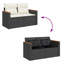 55cm Wide Patio Sofa with Cushions