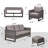 Nazime Wicker 5 - Person Patio Conversation Set with Cushions-87655115-123686993