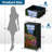 4 Drawer Dresser for Bedroom, Narrow Chest of Drawers, Wooden Top and Study Iron Frame 18"x37.5"-(WxH)