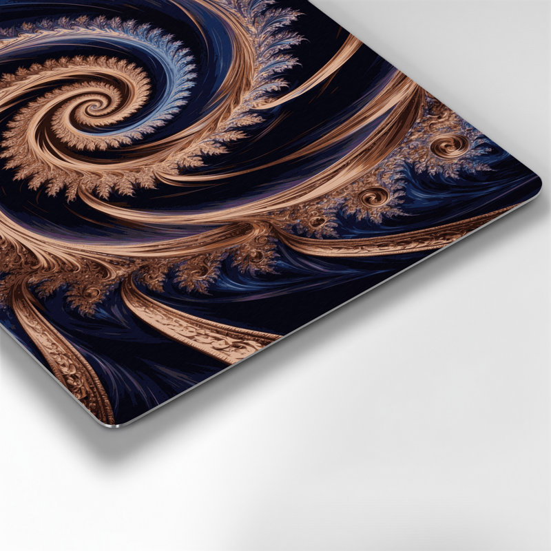 Art mural Sci Fi Fractal dimension, H 12 po x l 18 po