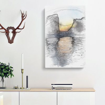 Beach Rocks - Wrapped Canvas