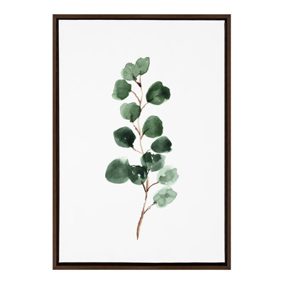 Eucalyptus 3b by Maja Mitrovic of Makes My Day Happy Framed Canvas Wall Art Print