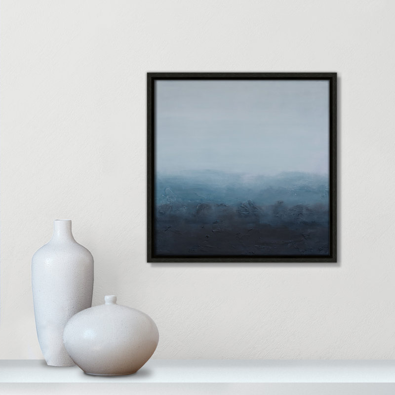 «Elemental Square Version Print» par S.H. Khân, Espresso, H 13,5 po x l 13,5 po