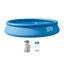 Intex Easy Set Inflatable Kid Family Swimming Pool with Filter Pump