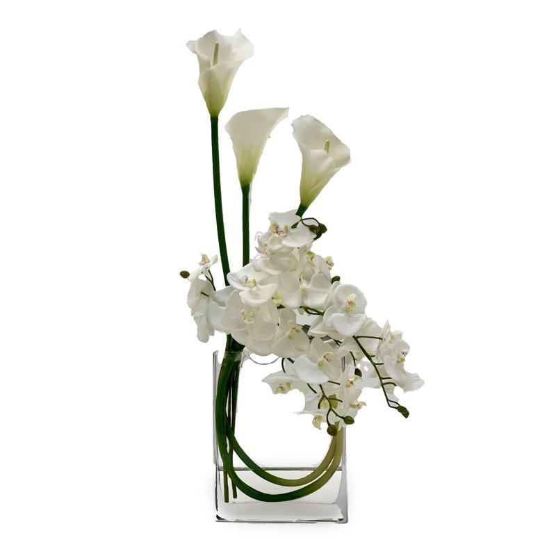 Fleurs blanches enneigées