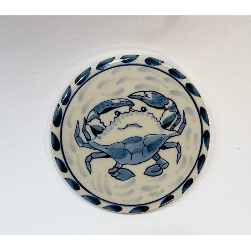 Stoneware Round 12 Piece Coaster Set