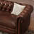 80.7" Leather Sofa, Chesterfield Sofa With Rolled Arm And Solid Wood-1707440201