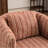 Mid Century Upholstered Arm Accent Chair with Solid Wood Legs-2146693388