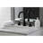 Kingston Brass Kaiser Two-Handle 3-Hole Deck Mount Widespread Bathroom Faucet with Brass Pop-Up Drain-49275014