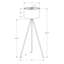 Lighting, H 63 po, lampe sur pied, laiton métallique, abat-jour ivoire / crème, contemporain-107080851