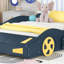Lit plateforme double en forme de voiture de course avec rangement, aucun sommier requis-118038058-118038060