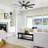 Modern 52-Inch Smart Ceiling Fan With Light,6 Wind Speed,With 8 Black ABS Blades,Voice Remote,Fan For Bedroom,Living Room,Patio,Kitchen-910146899-910146893