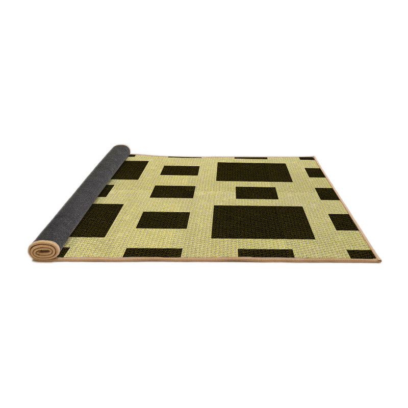 Performance Wool Geometric Indoor Rug, Round 6'