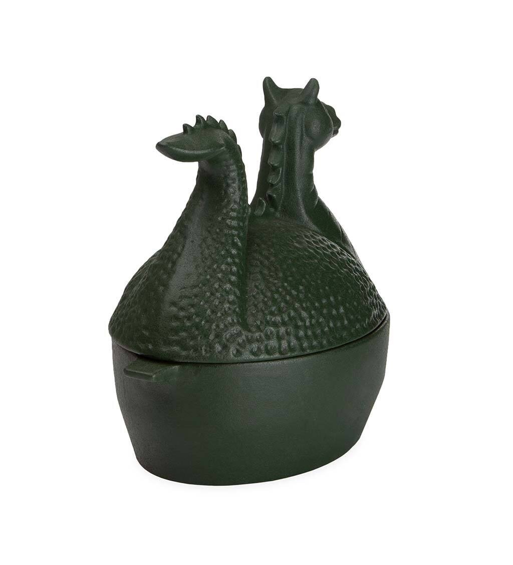 Cast Iron Dragon Steamer Wood Pellet Stove Humidifier Pot Moisture