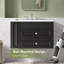 Meuble-lavabo mural 30 po, 2 tiroirs, lavabo simple en céramique 3 trous-533007191