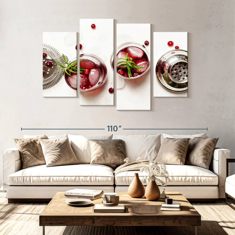 Yarlin Cranberry Cocktail Mix, 54" H x 84" W