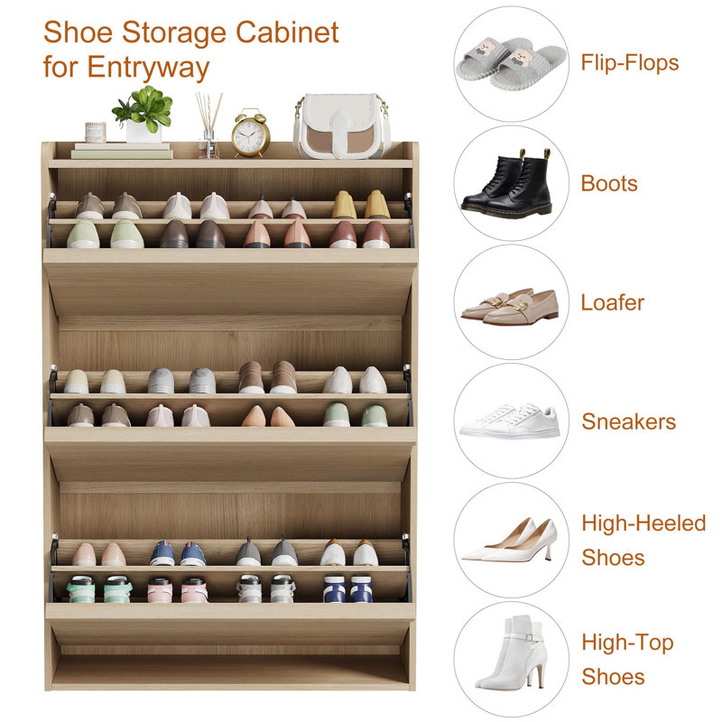 24 Pair Shoe Storage