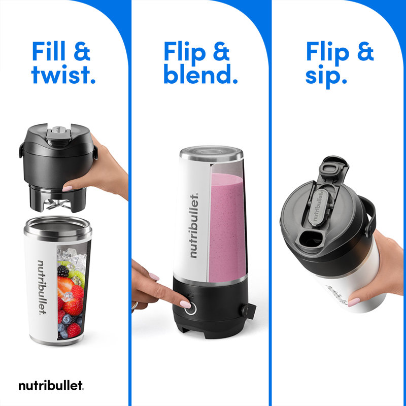 Mélangeur portable Nutribullet, Blanc mat