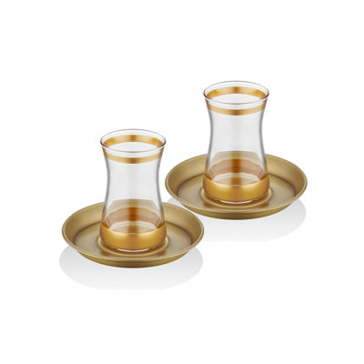 Ensemble de 2 onces 5 oz. Davian Ensemble de verres à thé