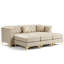 Canapé Chesterfield modulaire léger de luxe avec capitonnage à boutons-134097205