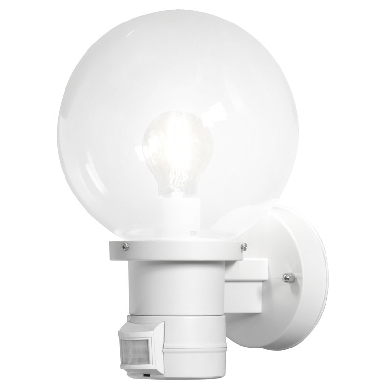 Nemi White Outdoor Armed Sconce, Matt White