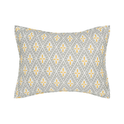 Liam Ochre Cotton Standard Sham